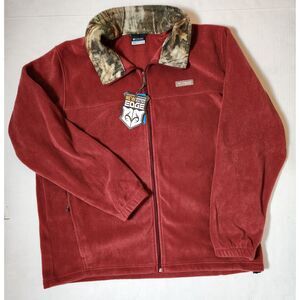 Columbia PHG Men’s 1X Fleece Jacket – Red Jasper Full Zip